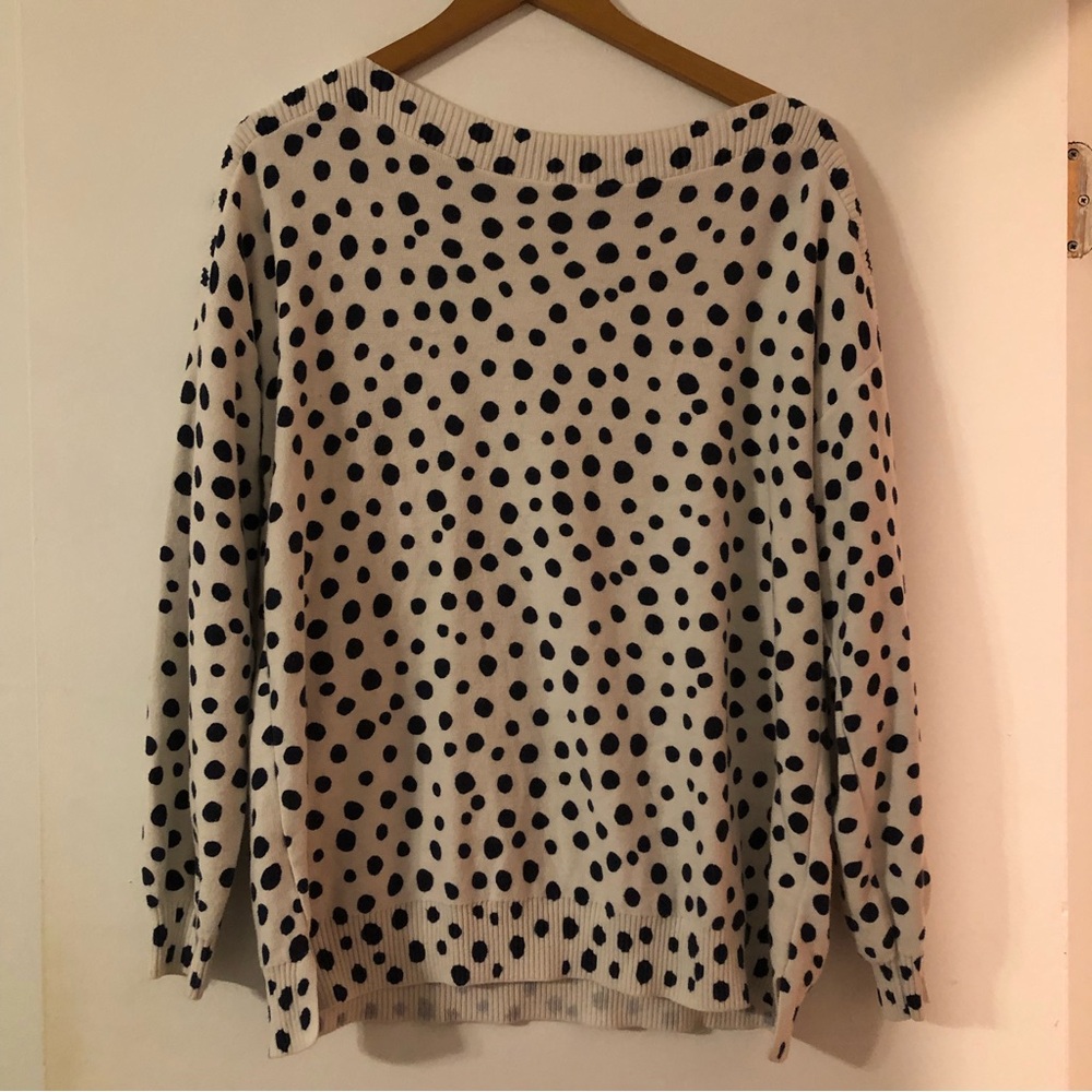 LOFT Polka Dot Sweater